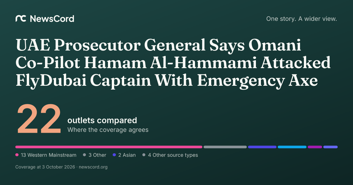 UAE Prosecutor General Says Omani Co-Pilot Hamam Al-Hammami Attacked ...