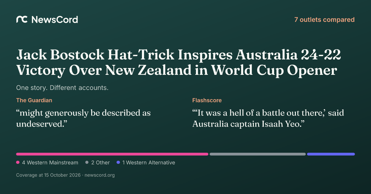 Jack Bostock Hat-Trick Inspires Australia 24-22 Victory Over New ...